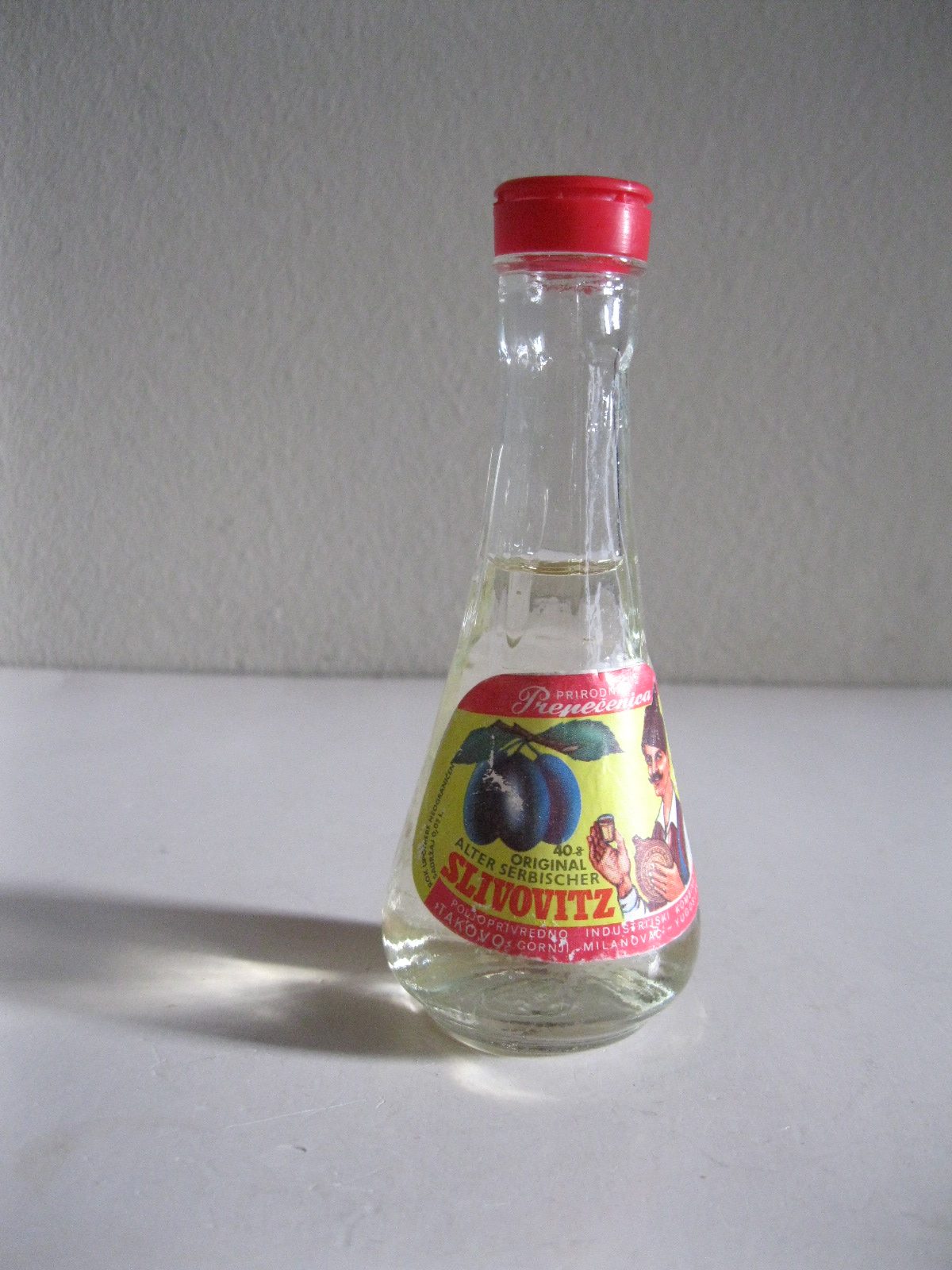 BUTELKA MINIATURA KOLEKCJONERSKA SLIVOVITZ - obrazek 2