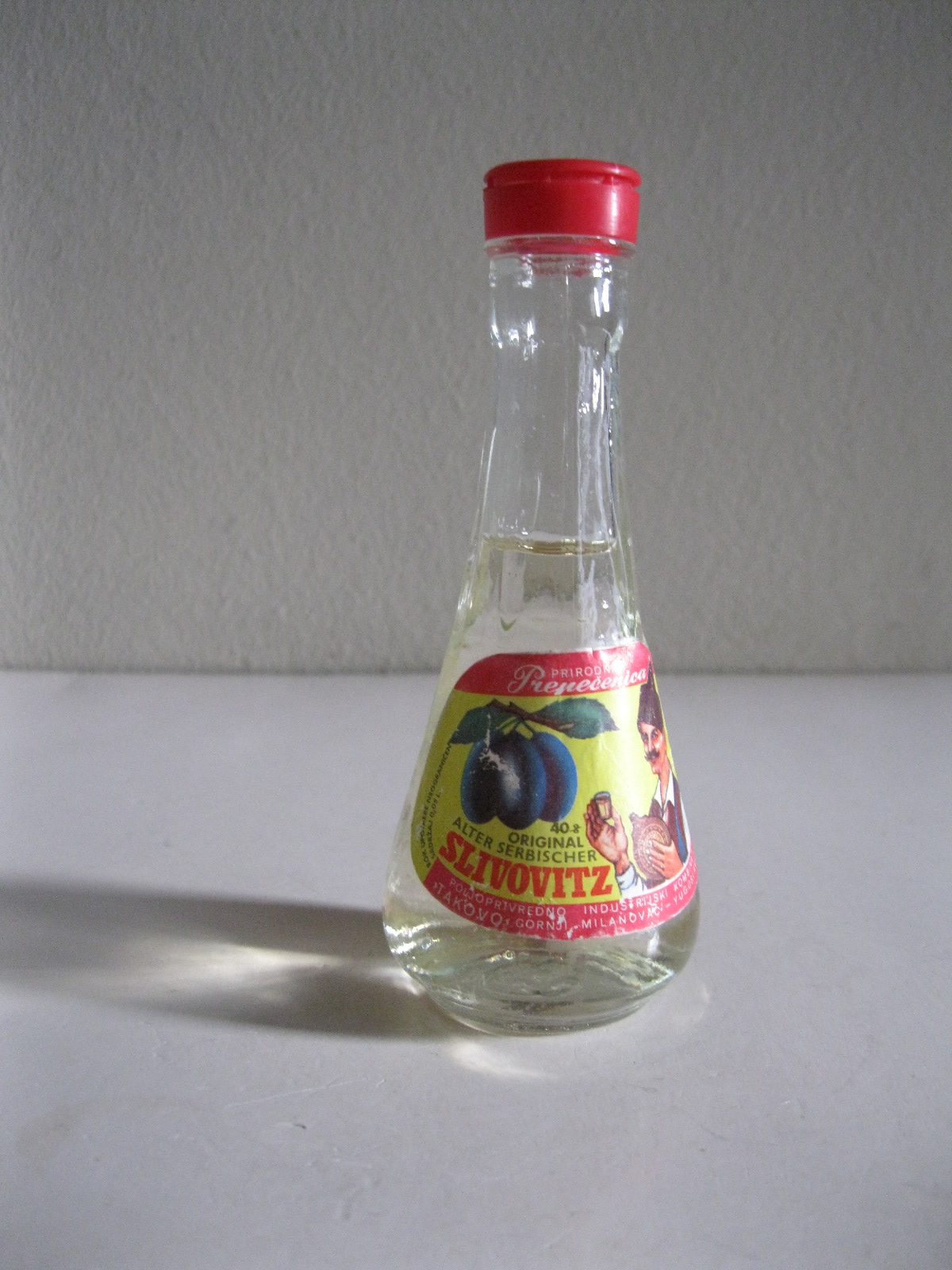 BUTELKA MINIATURA KOLEKCJONERSKA SLIVOVITZ - obrazek 3