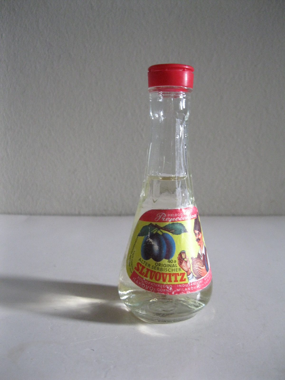 BUTELKA MINIATURA KOLEKCJONERSKA SLIVOVITZ - obrazek 4