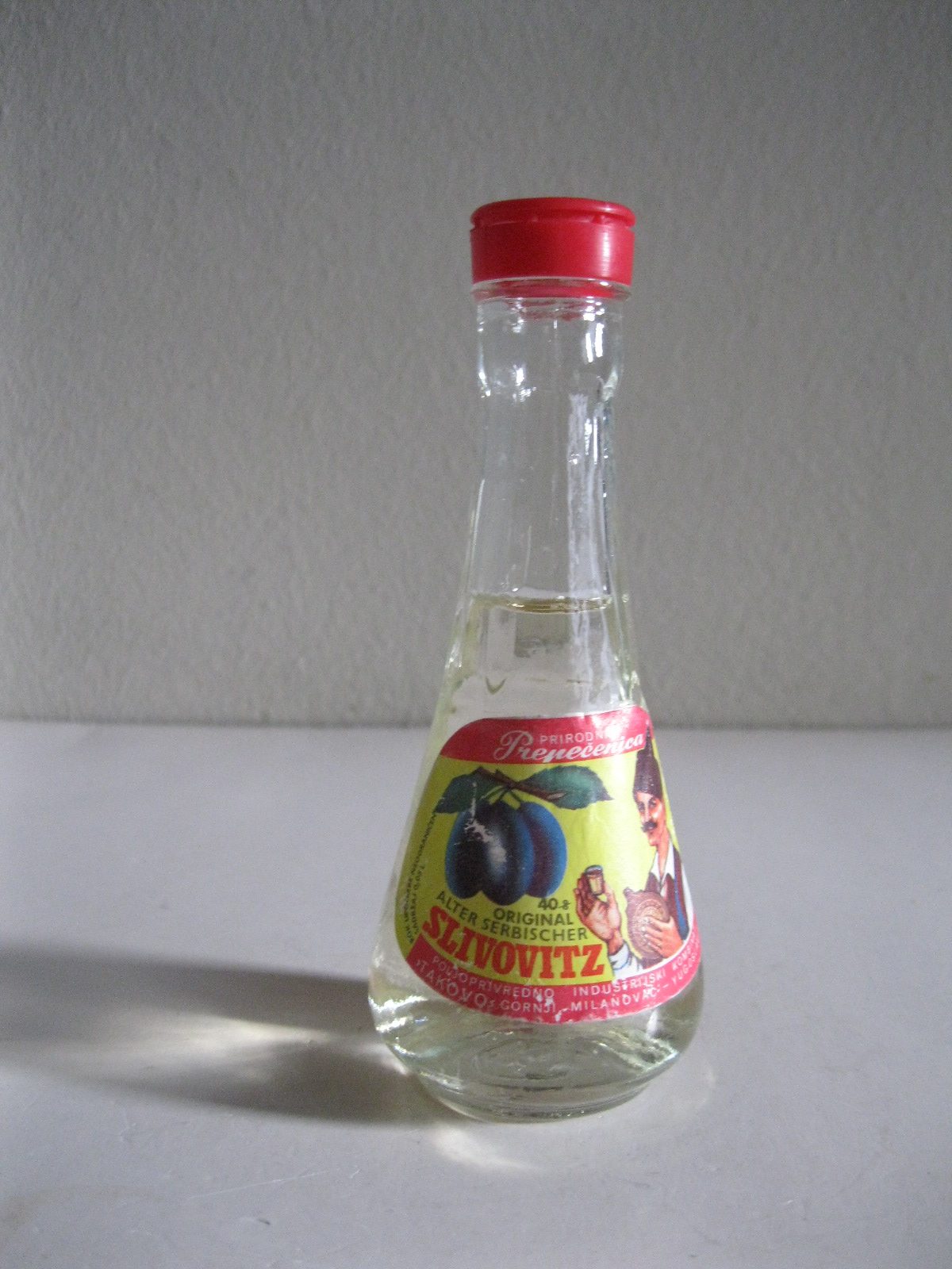 BUTELKA MINIATURA KOLEKCJONERSKA SLIVOVITZ