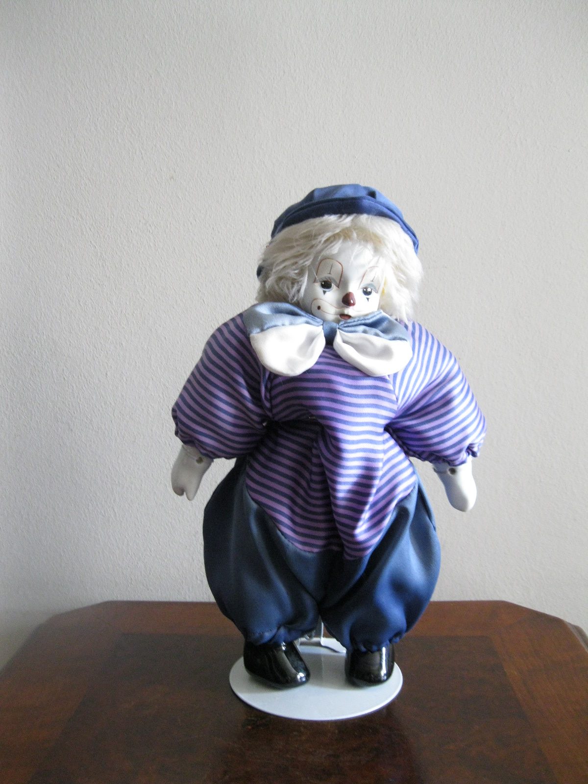 LALKA PORCELANOWA KOLEKCJONERSKA KLOWN - obrazek 2
