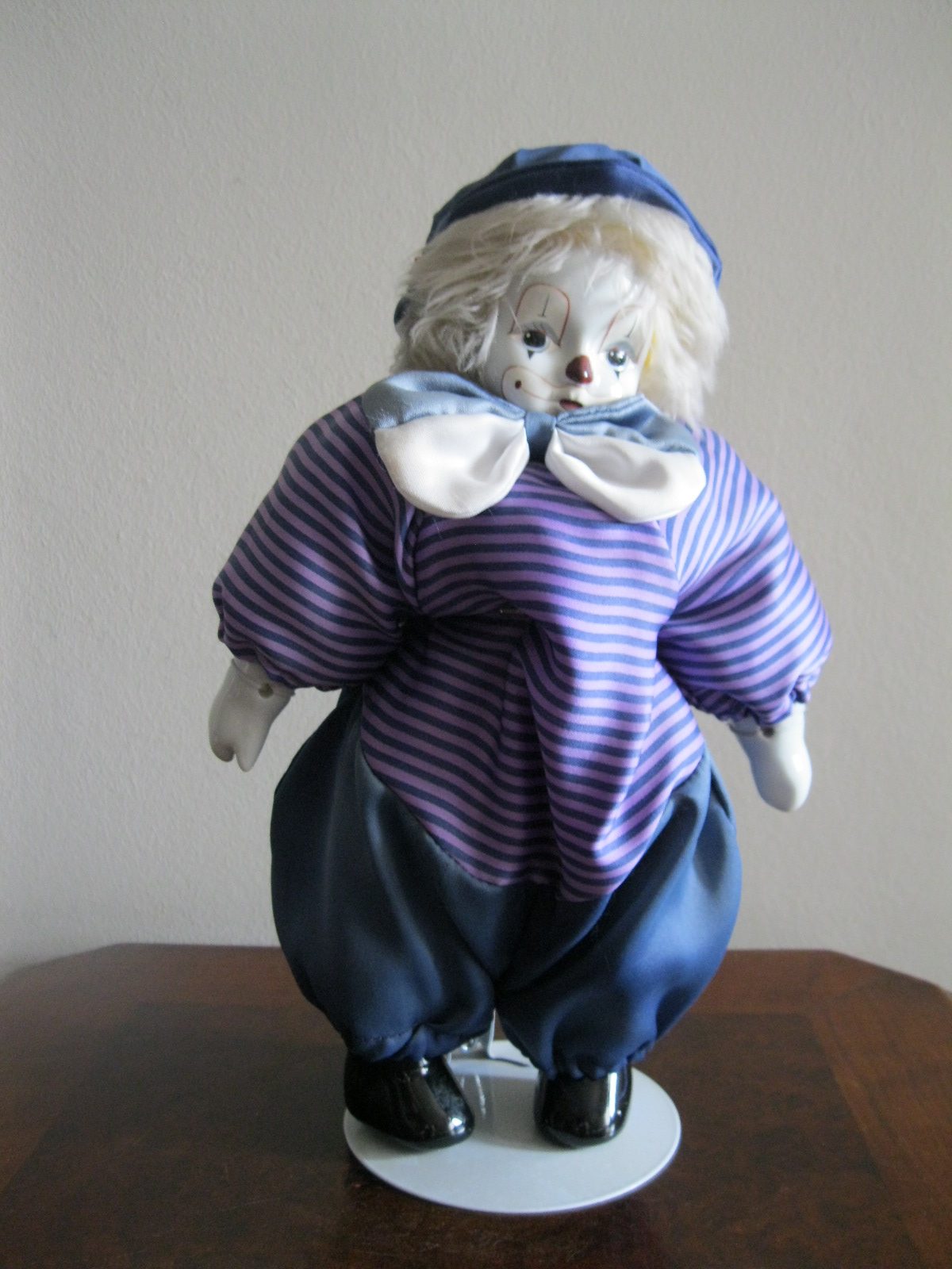 LALKA PORCELANOWA KOLEKCJONERSKA KLOWN - obrazek 9