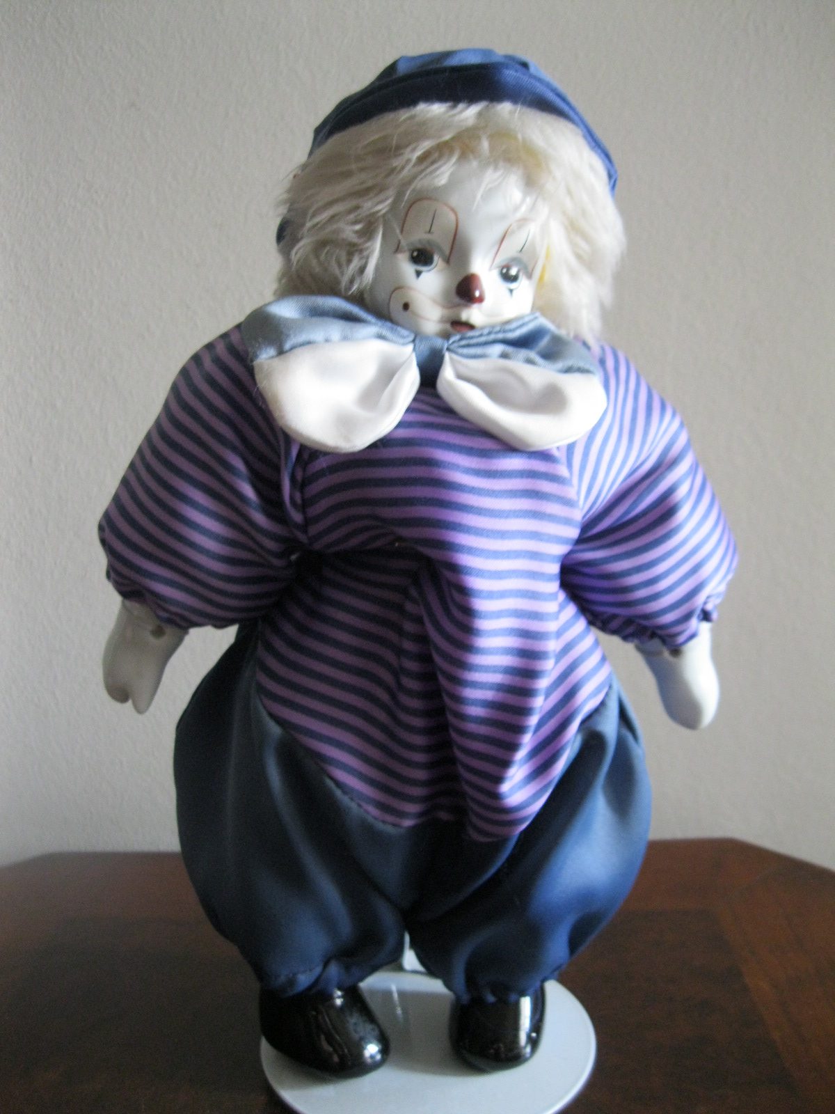 LALKA PORCELANOWA KOLEKCJONERSKA KLOWN - obrazek 10