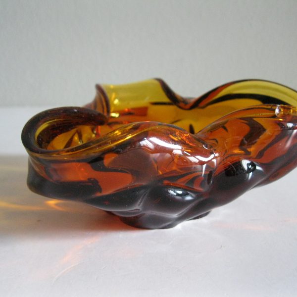 STARA SZKLANA POPIELNICA WANDA HUTA ZĄBKOWICE