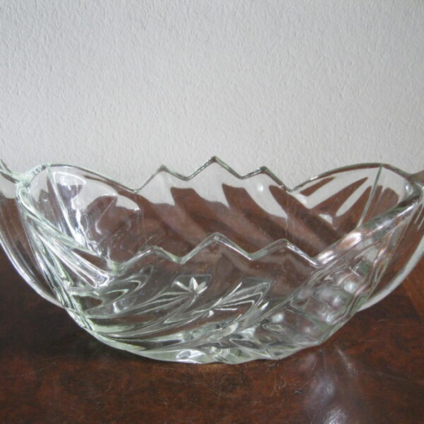 ŻARDINIERA SZKLANA HUTA szkła J. Stolle - NIEMEN LATA 30 te