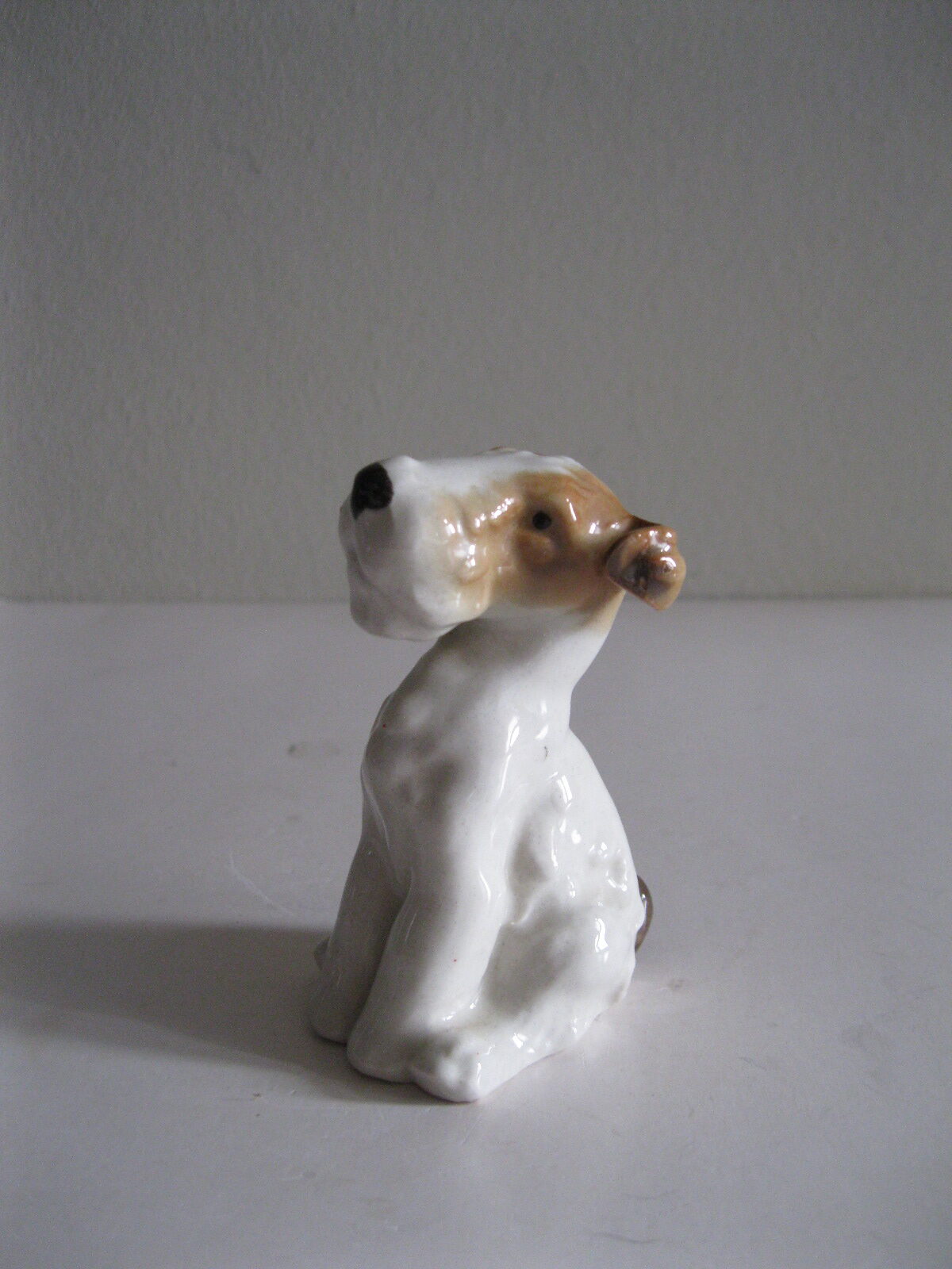 STARA PORCELANOWA FIGURKA PIES TERIER - obrazek 3