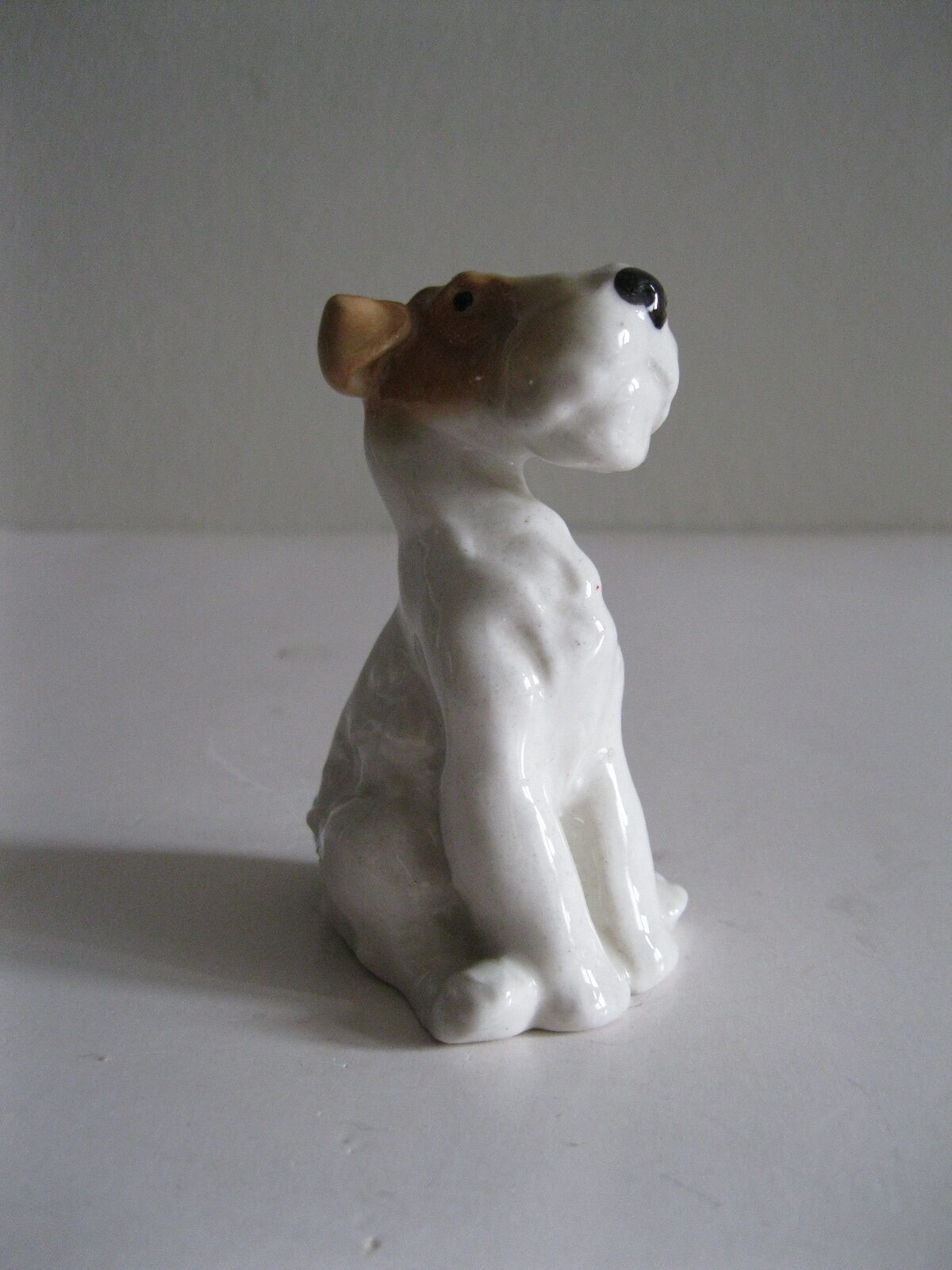 STARA PORCELANOWA FIGURKA PIES TERIER - obrazek 6