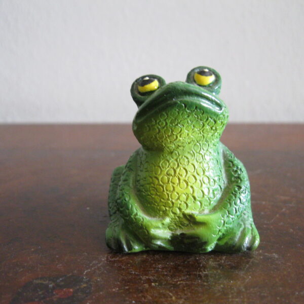 STARA CERAMICZNA FIGURKA ŻABA RAD