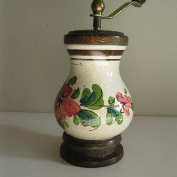 STARY CERAMICZNY MŁYNEK DO PIEPRZU