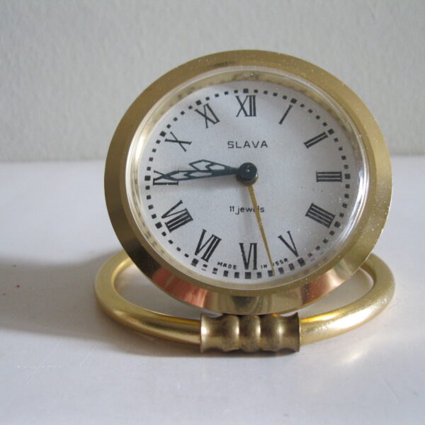 STARY MECHANICZNY ROSYJSKI BUDZIK - SŁAWA