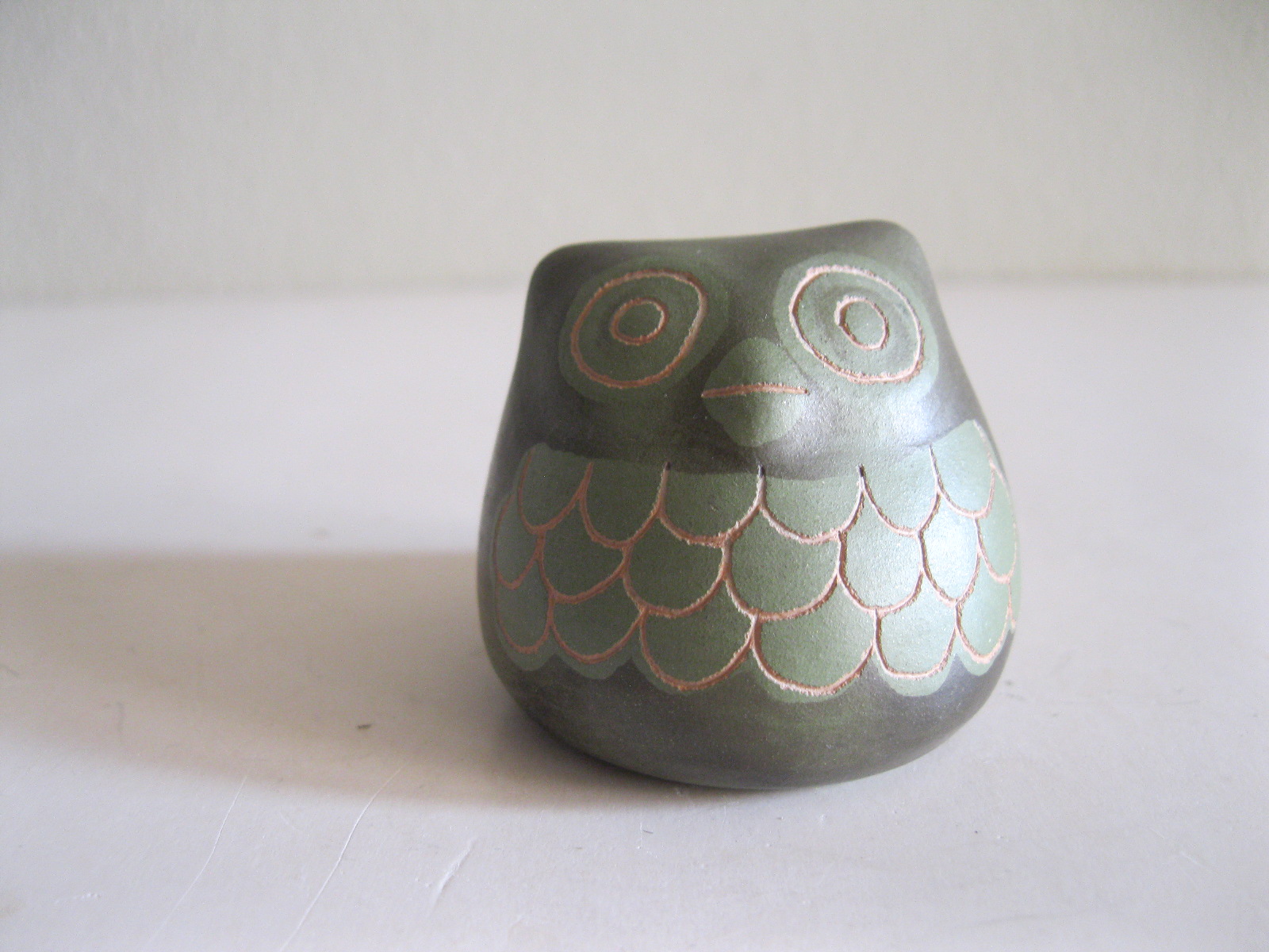STARA CERAMICZNA FIGURKA SOWA CHILE - obrazek 8