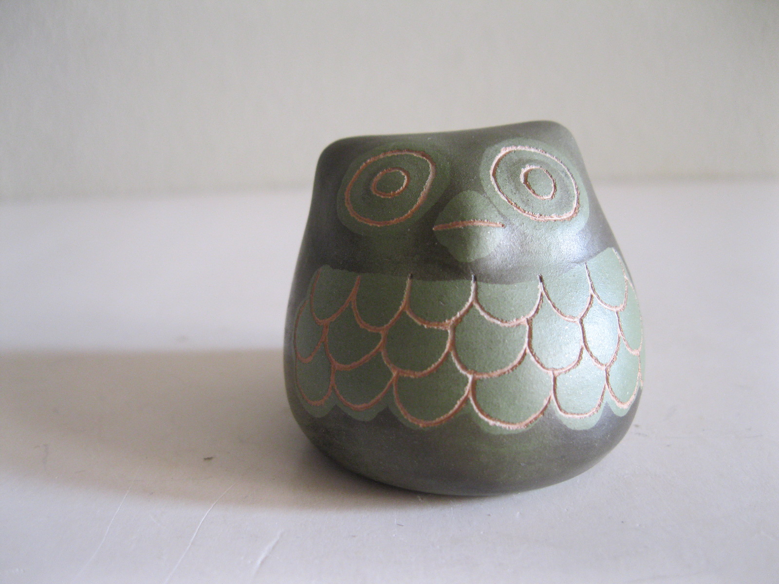 STARA CERAMICZNA FIGURKA SOWA CHILE