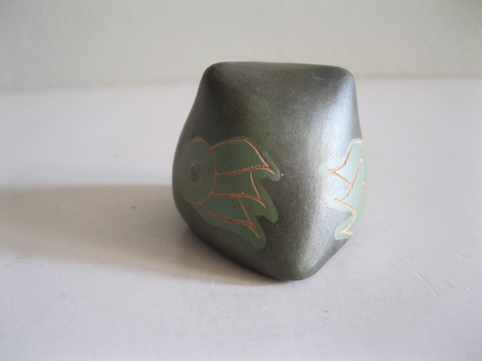 STARA CERAMICZNA FIGURKA SOWA CHILE - obrazek 4