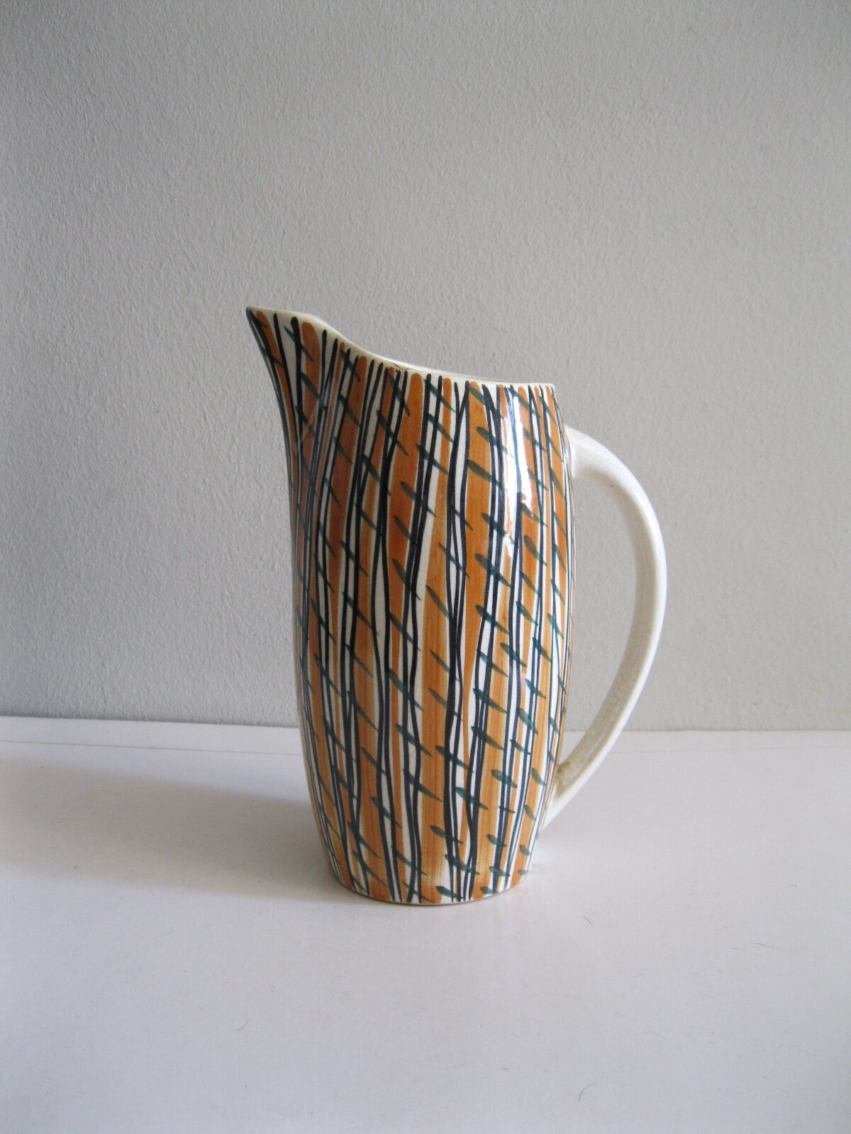 STARY CERAMICZNY DZBANEK WŁOCŁAWEK Z LAT 60 TYCH - obrazek 3
