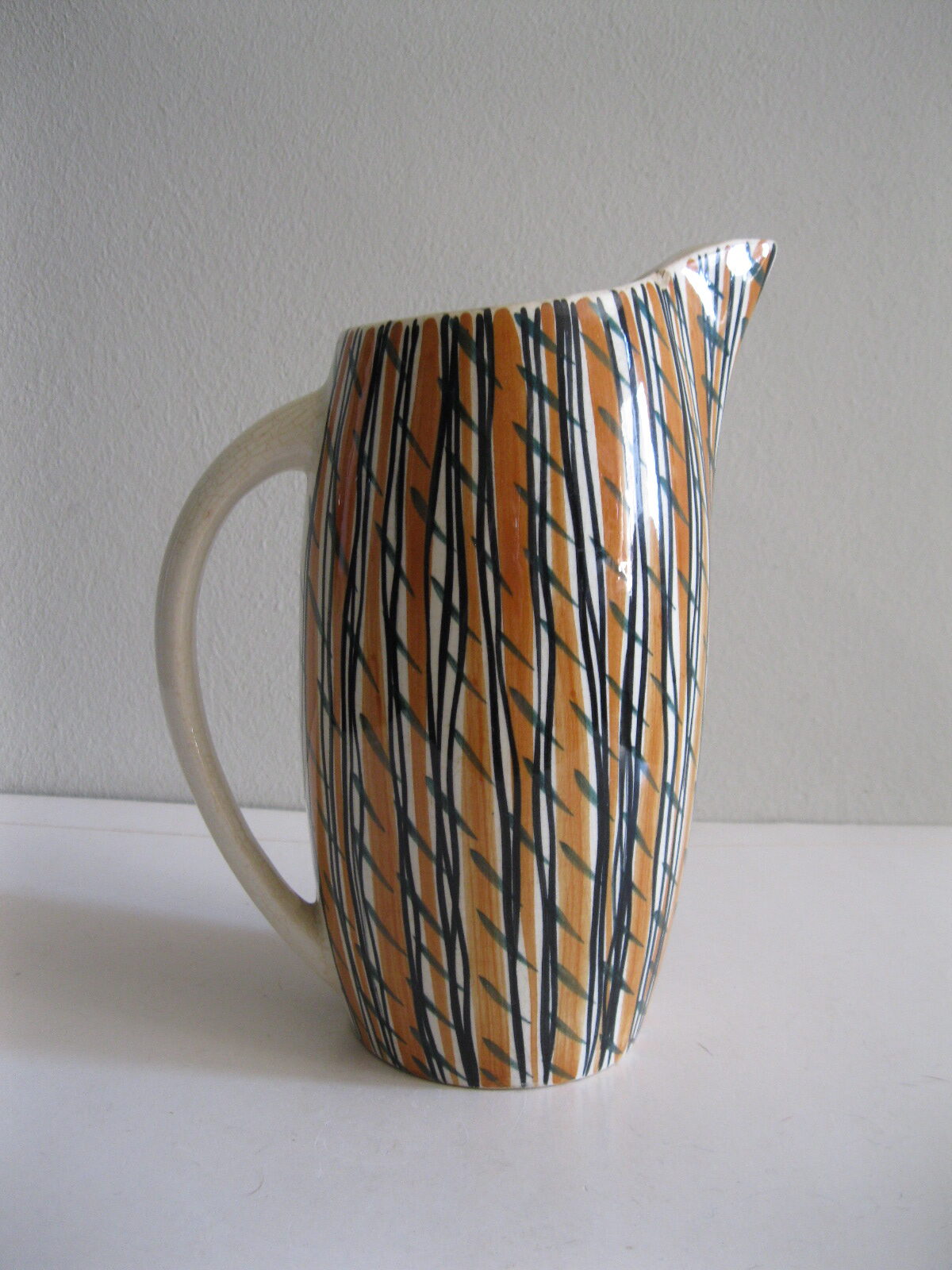 STARY CERAMICZNY DZBANEK WŁOCŁAWEK Z LAT 60 TYCH - obrazek 8