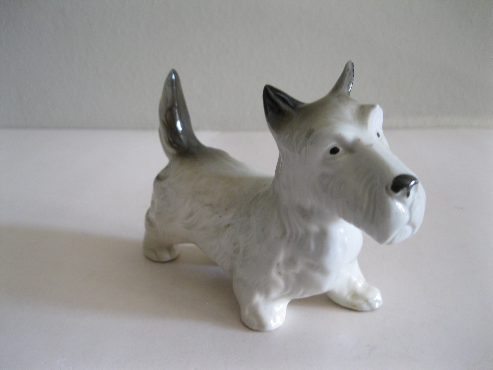 STARA PORCELANOWA FIGURKA PIES TERIER - obrazek 7