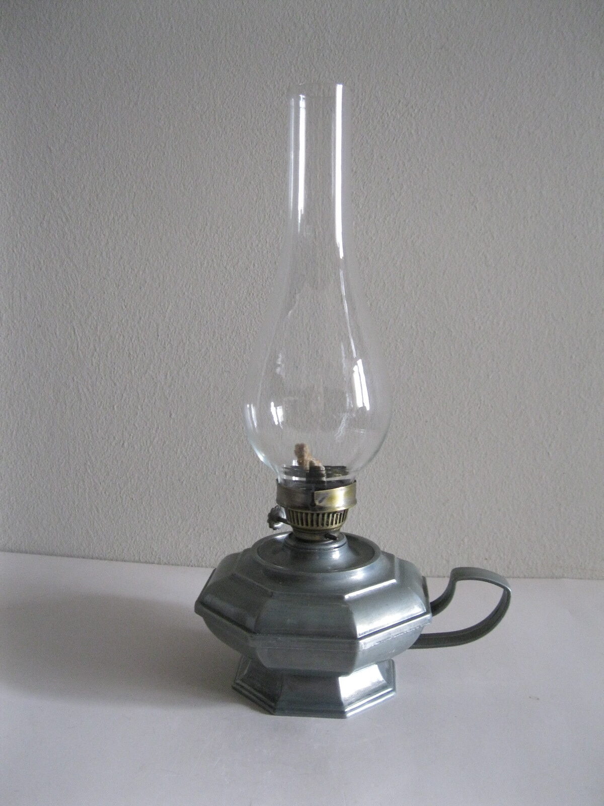 STARA LAMPA NAFTOWA TYPU KAGANEK - obrazek 4