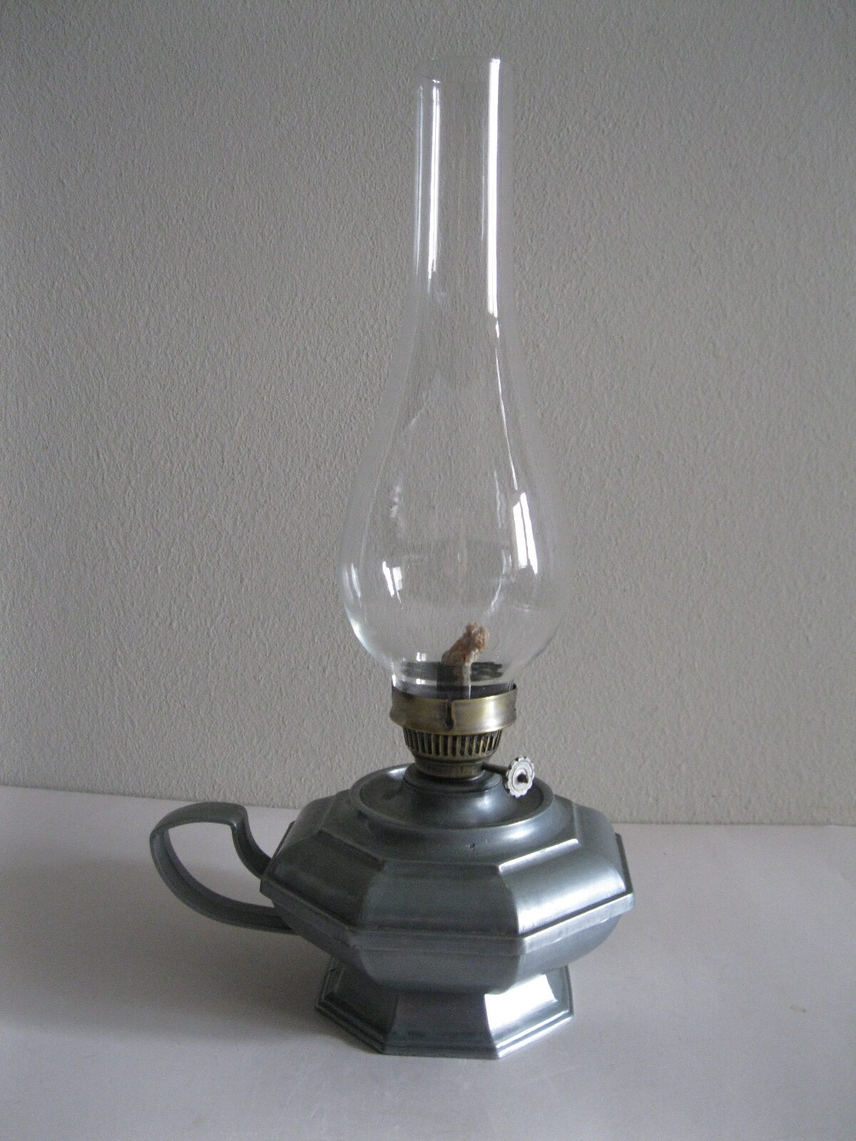 STARA LAMPA NAFTOWA TYPU KAGANEK - obrazek 7