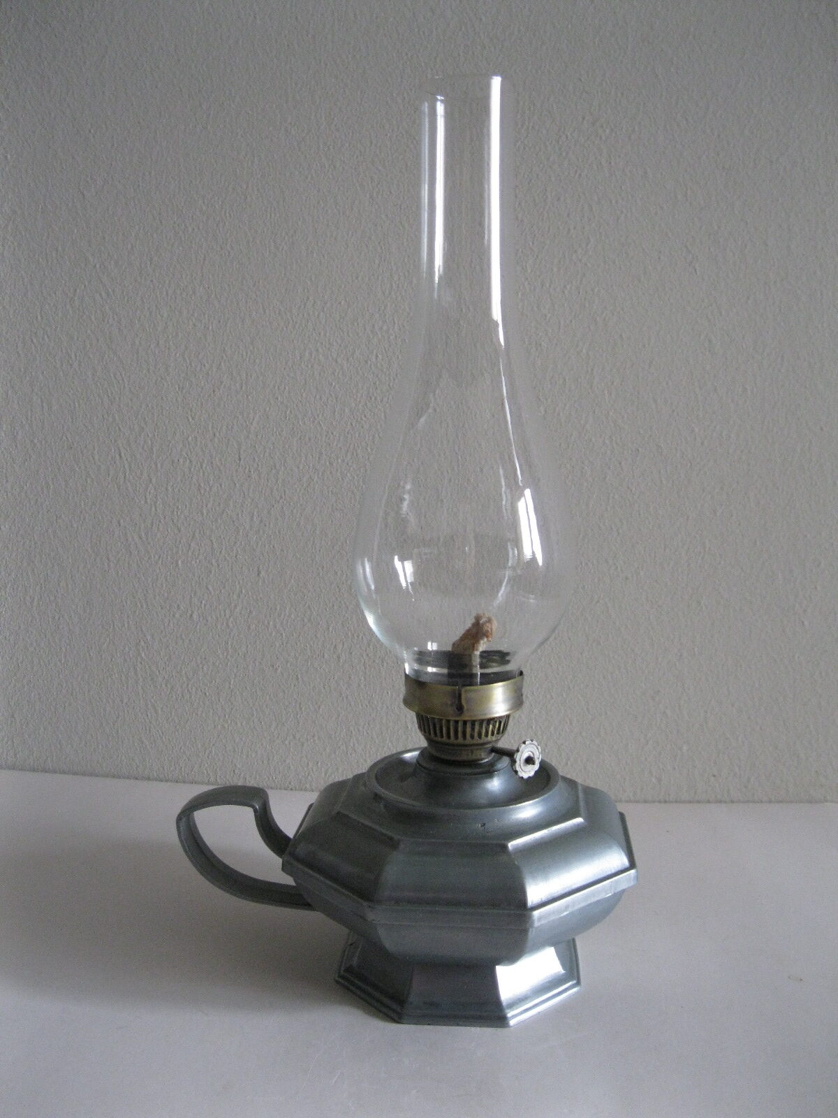 STARA LAMPA NAFTOWA TYPU KAGANEK - obrazek 8