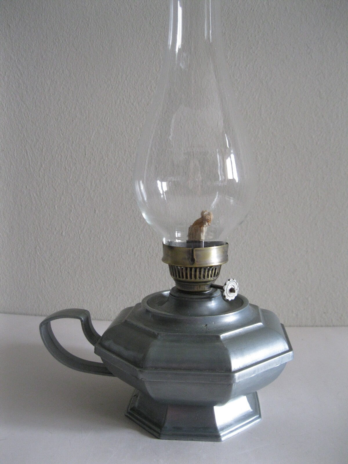 STARA LAMPA NAFTOWA TYPU KAGANEK - obrazek 9